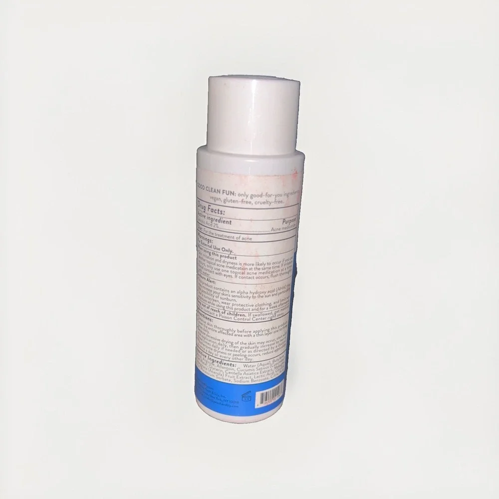Peach Slices ACNE EXFOLIATING TONER 4.05oz treatment 2% Salicylic Acid 03/2027